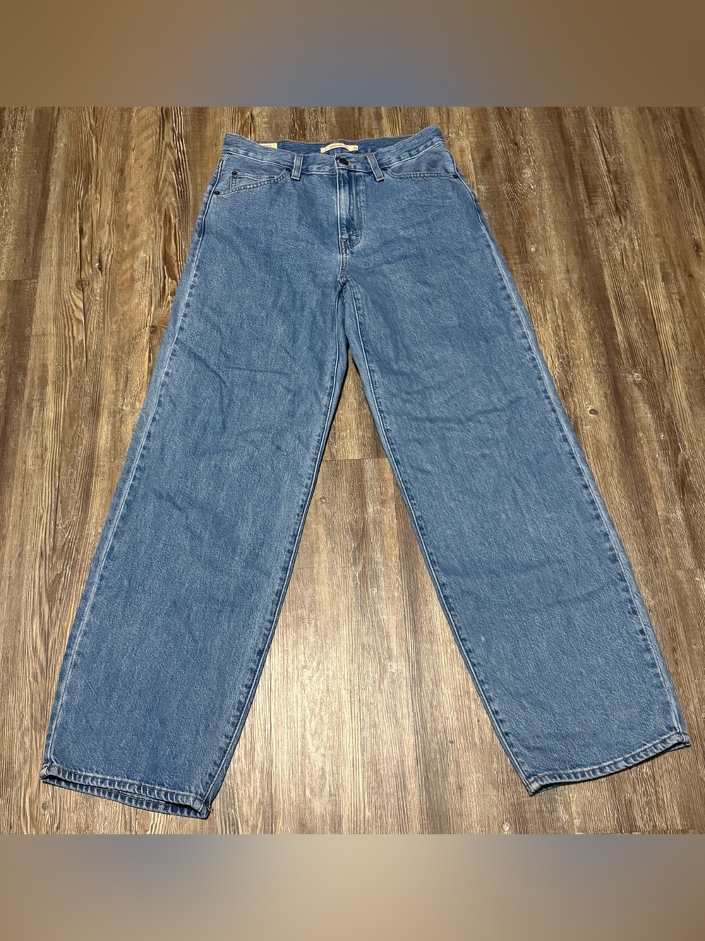Levi's Baggy Dad Jeans Women's 26 High Rise Relaxed Fit Premium Denim